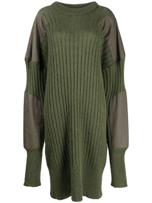 Vaquera knitted midi dress - Green