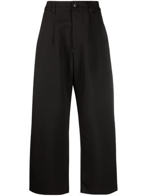 Vaquera lace-up wide-leg trousers - Black