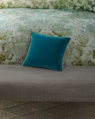 Varese Ocean & Duck Egg Velvet Decorative Pillow
