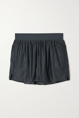 Varley - Aster Pleated Stretch-jersey Tennis Skirt - Gray