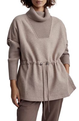 Varley Cavello Turtleneck Sweater in Taupe Marl
