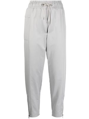 Varley Eastwood cropped tapered-leg trousers - Grey