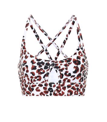 Varley Fountain leopard-print sports bra