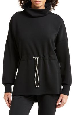 Varley Freya Funnel Neck Sweatshirt in Black