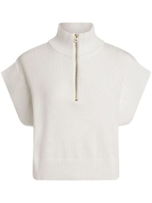 Varley Fulton cropped knitted top - White