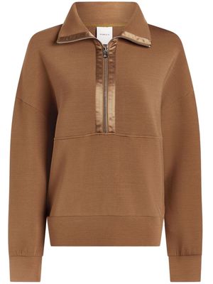 Varley Keller half-zip sweatshirt - Brown