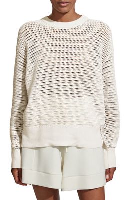 Varley Kershaw Crewneck Sweater in Egret