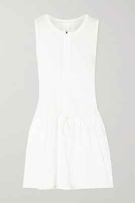 Varley - Lagoda Mesh And Ribbed-knit Tennis Dress - White