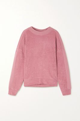 Varley - Lyle Cotton-terry Sweatshirt - Pink