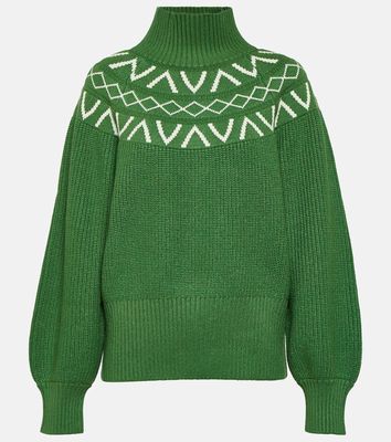 Varley Marcie Fair Isle turtleneck sweater
