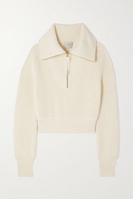 Varley - Mentone Ribbed Cotton Sweater - White