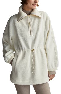 Varley Parnel Half Zip Fleece Tunic in Egret