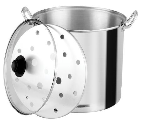 VASCONIA 27.5-Qt. Steamer with Glass Lid