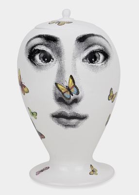 Vase Farfalle Face With Butterflies