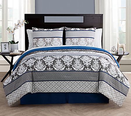 VCNY Beckham 8-Piece Bed in a Bag - King