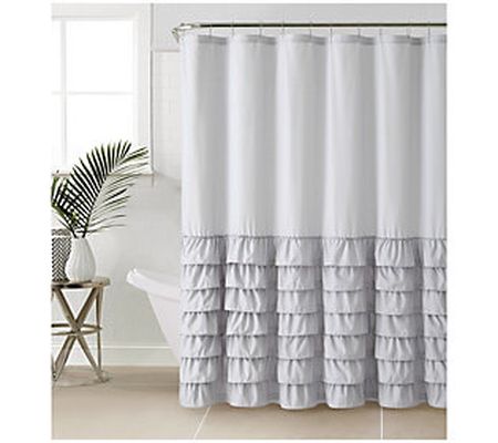 VCNY Home Melanie Ruffle Shower Curtain