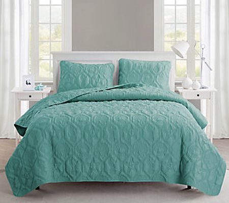 VCNY Home Shore Embossed Quilt Set, King