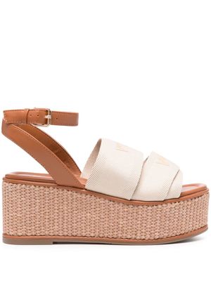 V°73 80mm wedge-heel sandals - Neutrals