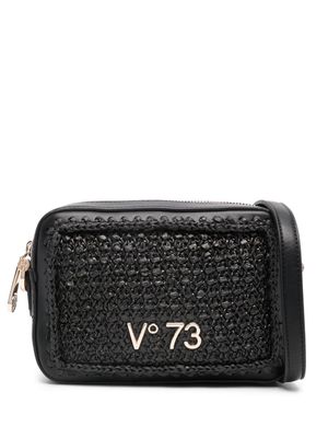 V°73 Antelope interwoven cross body bag - Black