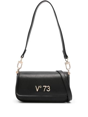 V°73 Bamboo logo-lettering shoulder bag - Black