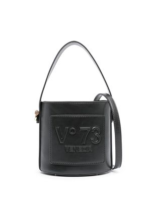 V°73 Beatrix logo-embossed bucket bag - Black