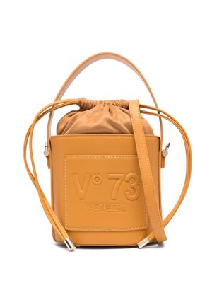 V°73 Beatrix logo-embossed bucket bag - Orange