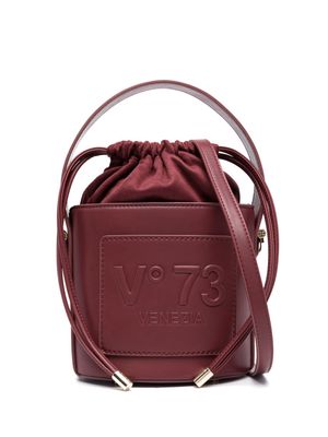 V°73 Beatrix logo-embossed tote bag - Red