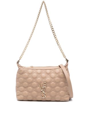 V°73 Eva faux-leather tote bag - Neutrals