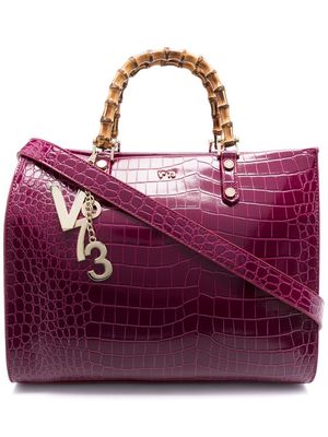 V°73 logo top-handle tote bag - Pink