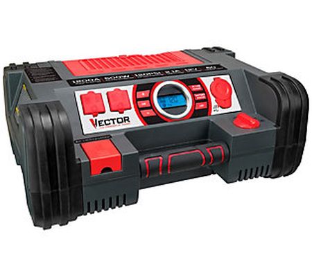 Vector 1200 Peak Amp Jump Starter w/ Dual Power Inverter