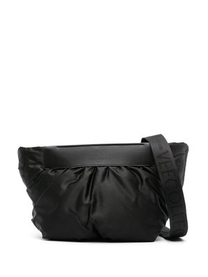 VeeCollective Caba pleated clutch bag - Black