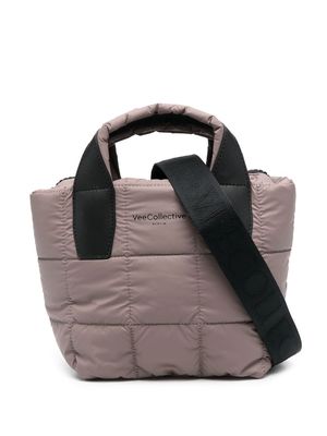 VeeCollective padded small tote - Purple