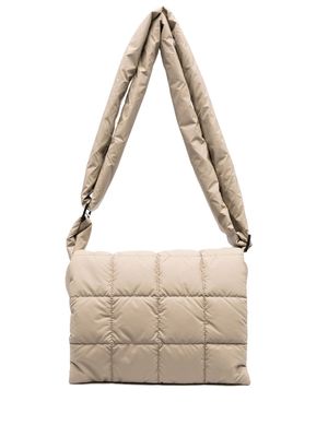 VeeCollective quilted shoulder bag - Neutrals