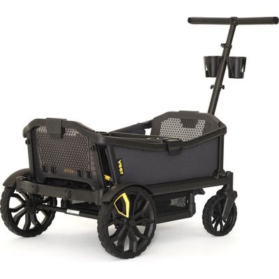 Veer All-Terrain Cruiser XL 4-Seater Stroller Wagon in Black 