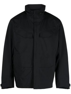 Veilance Field high-neck hooded jacket - Black