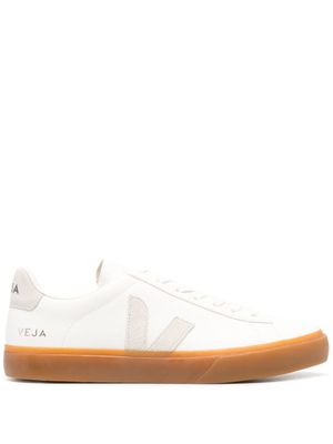 VEJA Campo grained leather sneakers - White