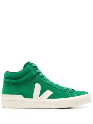 VEJA hi-top lace-up sneakers - Green