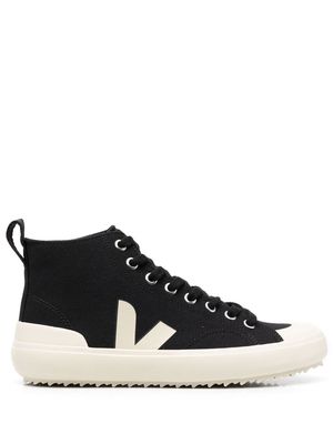 VEJA high-top lace-up trainers - Black