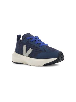 VEJA Kids Canary mesh sneakers - Blue