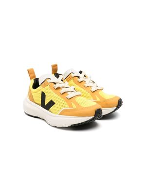 VEJA Kids Canary mesh sneakers - Yellow