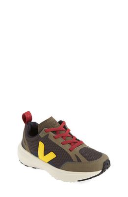 Veja Kids' Small Canary Sneaker in Graphite Tonic