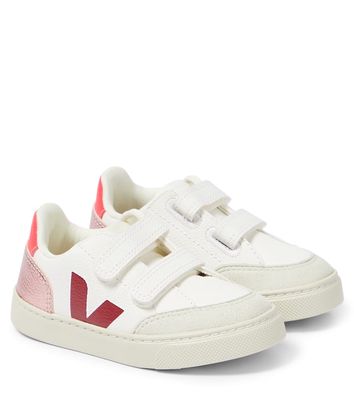 Veja Kids V-12 leather sneakers