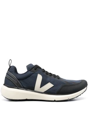 VEJA logo-patch panelled sneakers - Blue