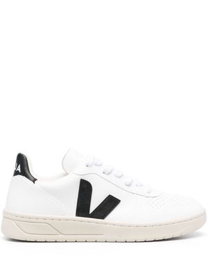VEJA V-10 faux leather sneakers - White