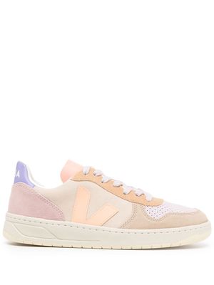 VEJA V-10 panelled low-top sneakers - Multicolour