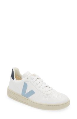 Veja V-10 Sneaker in White Steel Nautico