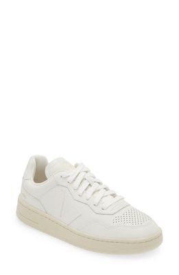 Veja V-90 Leather Sneaker in Extra White