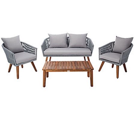 Velso 4 Piece Outdoor Living Set by Safavieh