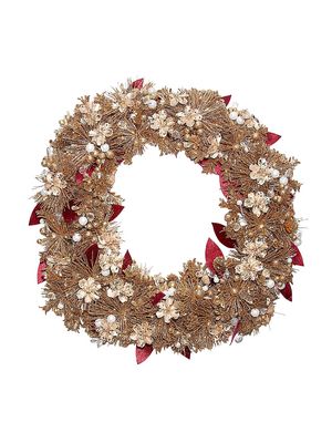 Velvet Botanical 18" Artificial Wall Wreath