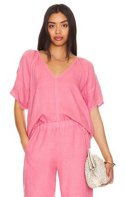 Velvet by Graham & Spencer Callin Top in Pink